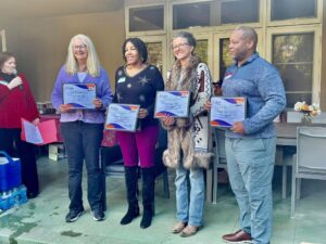 Chapter presidents - Heather, Wendi (current), Valerie, and Malik.