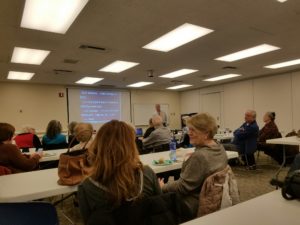 Side view of the meeting.