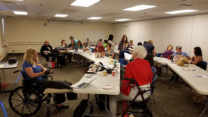 Heather leading the meeting