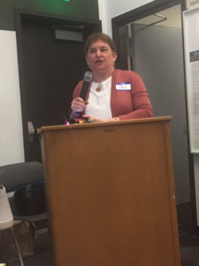 Our very own Diane discussing Walk4Hearing