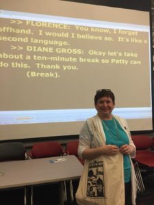 Diane running a great meeting!