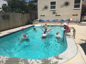 Wonder if people came for the pool?