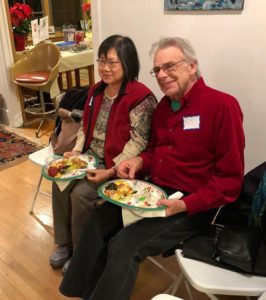 Puay and Tony - hey, they match!