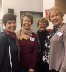 Catching up with Alicia, Kat, Arlene, and Pat.