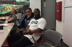 Welcome greet to see and visit with first time attendees.