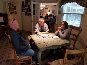 Having separate rooms really helped with meaningful conversations.