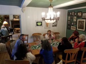 Great conversation all afternoon.