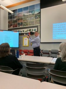 Another shot of Richard sharing his passion!