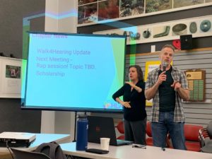 Tim sharing some chapter updates.