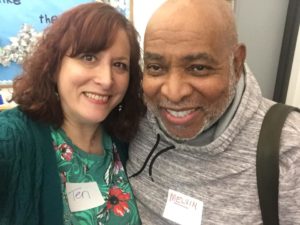 Teri and her friend Melvin.