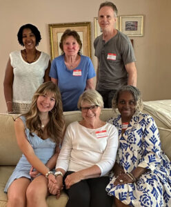 The LA Chapter Steering Committee with Erin