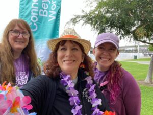 Teri and friends enjoying the festivities