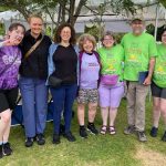 Some friends posing at the Walk4Hearing