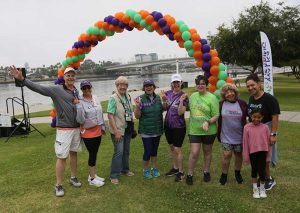 Having a great time at the Walk!