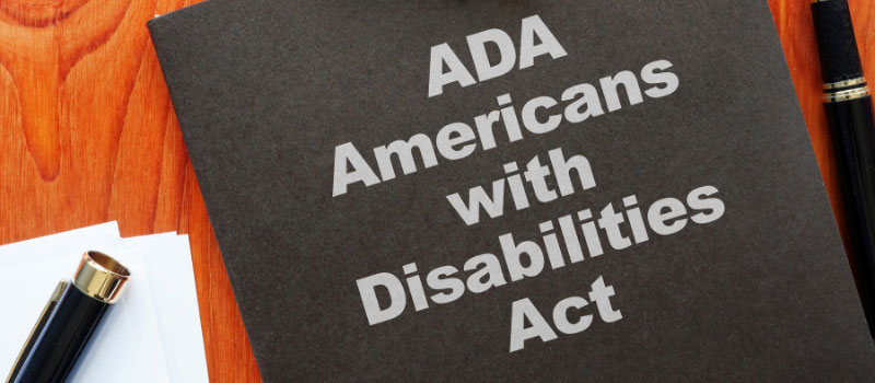 Book cover that says ADA on top of a desk