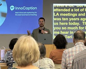 Matt Goncalves from Innocaption presenting