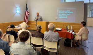 Jeff leading the chapter meeting