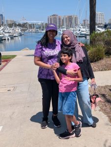 Wendi and Rizwana enjoying Walk4Hearing